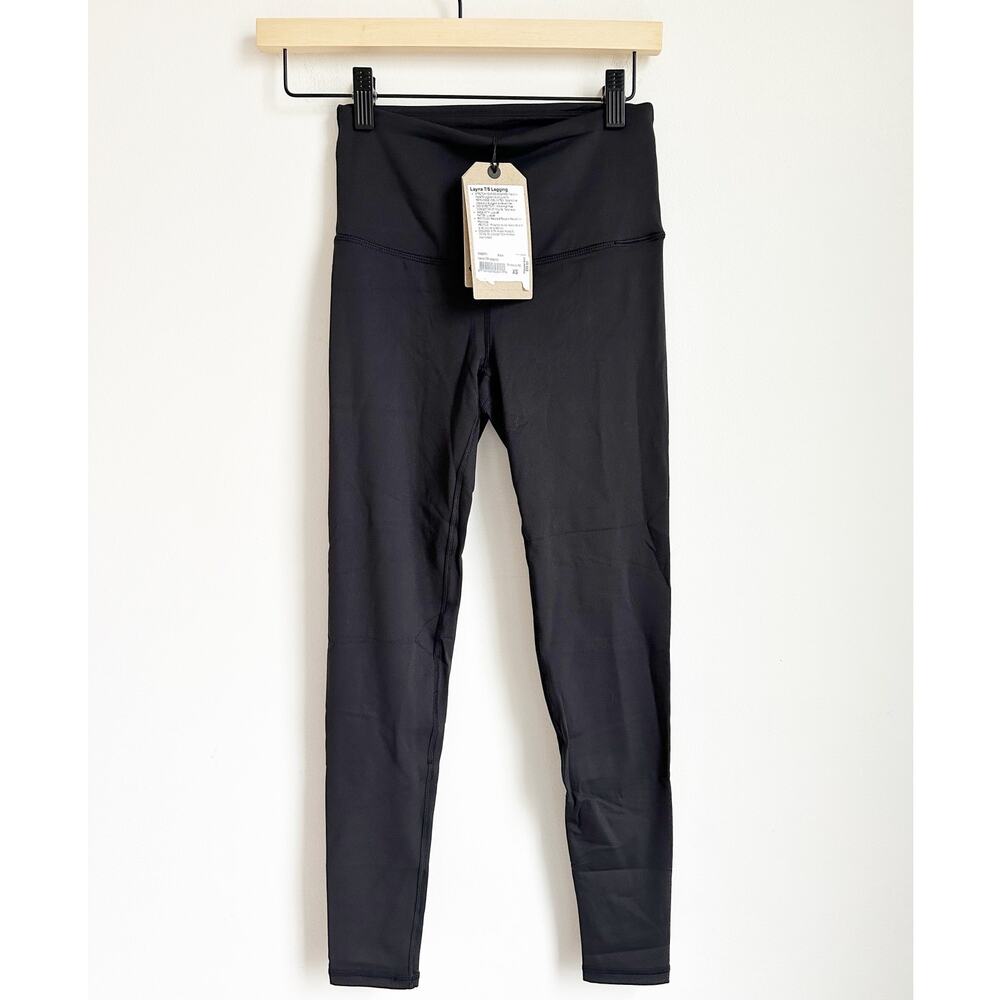 NWT prAna Layna 7/8 Legging Compression Black Pant XS